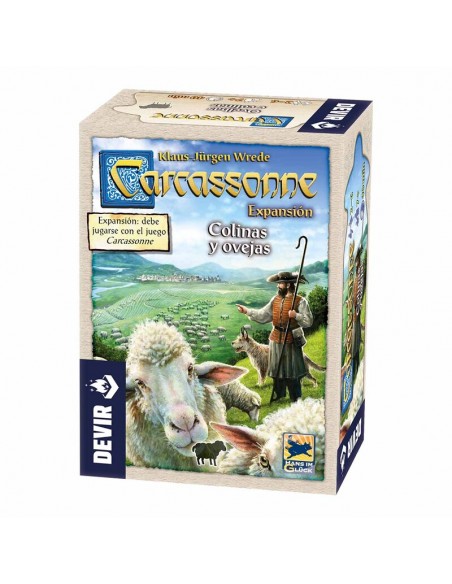 Carcassonne Colinas y Ovejas es una expansión del Carcassonne.