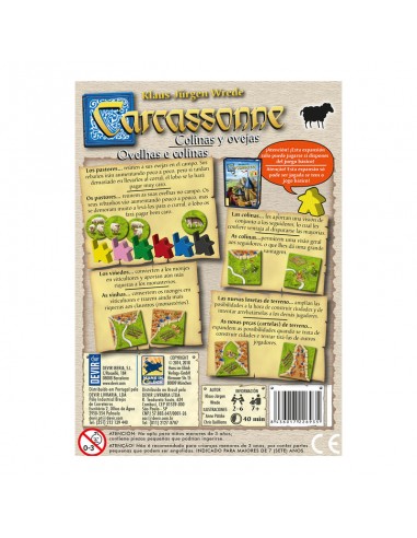 Carcassonne Colinas y Ovejas es una expansión del Carcassonne.