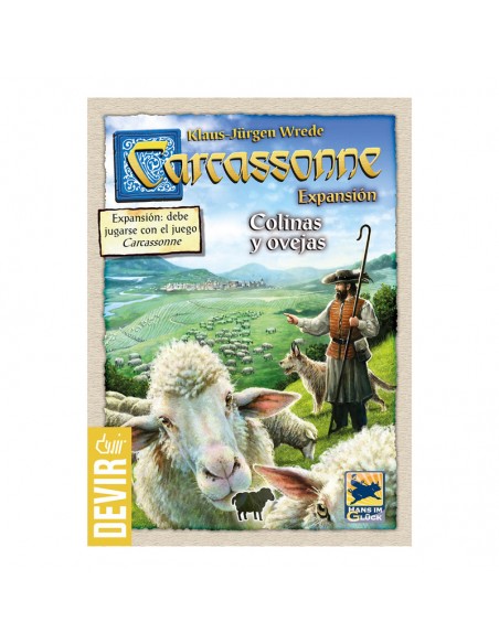 Carcassonne Colinas y Ovejas es una expansión del Carcassonne.