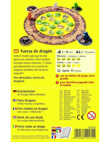 Fuerza de Dragón es un juego de memoria para niños editado por HABA.