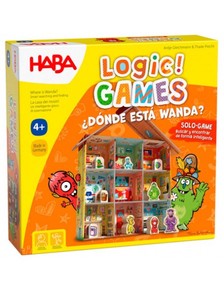 Logic Games ¿Dónde está Wanda? es un juego de lógica y observación de HABA.