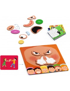 Educativo Emotico es un juego de emociones para niños a partir de 4 años. Editado por Djeco. 2