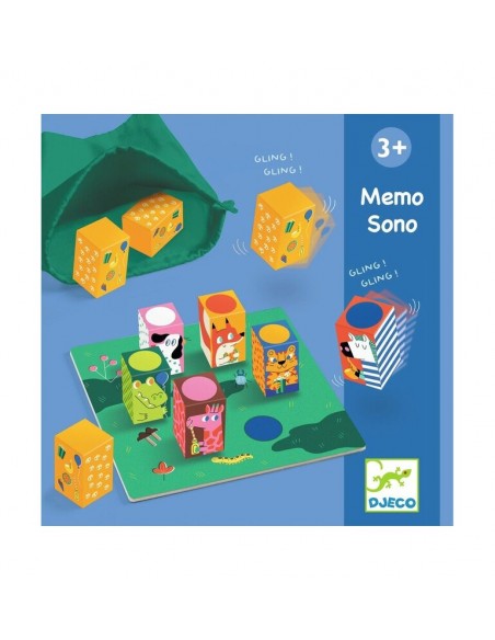 Educativos Memo Sono es un juego de memoria y asociación de Djeco.