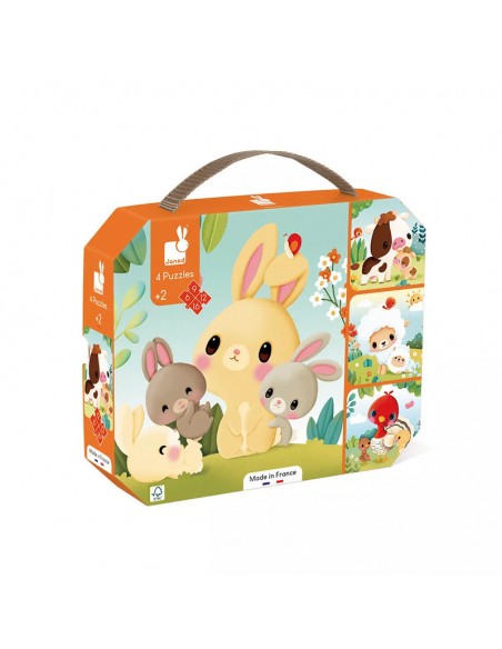 Puzzle Evolutivo de Granja es un puzzle a partir de dos años. Editado por Janod.