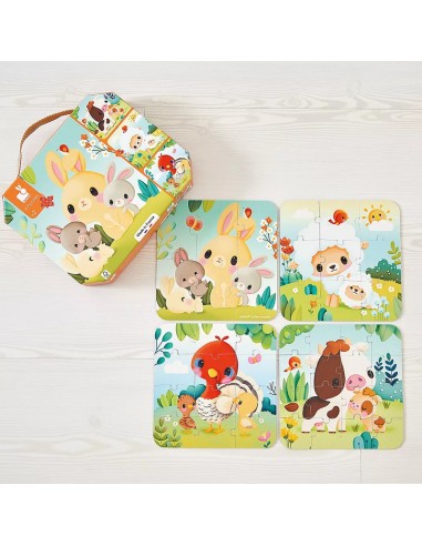 Puzzle Evolutivo de Granja es un puzzle a partir de dos años. Editado por Janod.