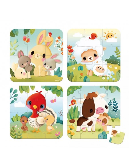 Puzzle Evolutivo de Granja es un puzzle a partir de dos años. Editado por Janod.