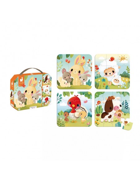 Puzzle Evolutivo de Granja es un puzzle a partir de dos años. Editado por Janod.