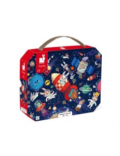 Puzzle cohete Janod es un puzzle de 54 piezas para niños a partir de 5 años.