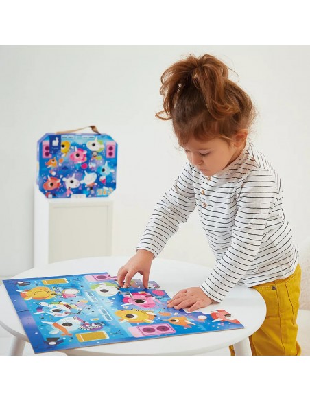 Puzzle Concierto de Rock Unicornios 24 Piezas es un puzzle para niños a partir de 3 años.