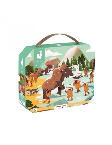 Puzzle Friso Prehistoria de Janod es un puzzle de 100 piezas para niños a paritr de 6 años.