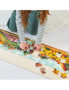 Puzzle Friso Prehistoria de Janod es un puzzle de 100 piezas para niños a paritr de 6 años. 2