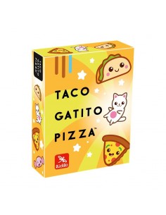 Taco, Gatito, Pizza es una versión infantil del juego de cartas Taco, Gato, Cabra, Queso, Pizza. Editado por Lúdilo.