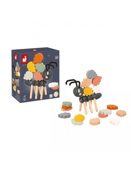 Juego de equilibrio de hormigas Sweet Coccon es un juego de Janod para niños a partir de 2 años.