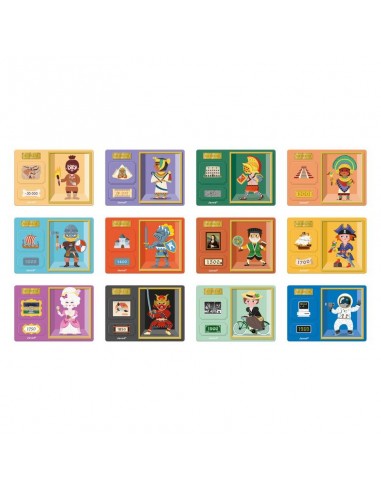 Magentibook Historia de Janod es un escenario magnético con gran cantidad de imánes para colocar.