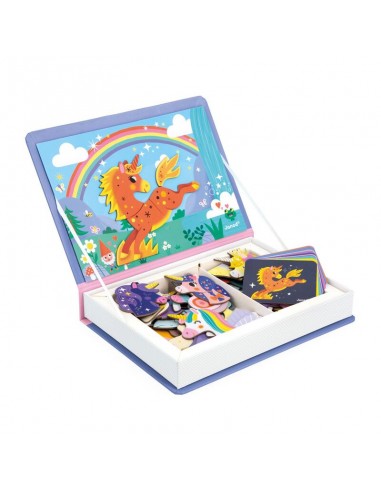 Magnetibook Unicornios de Janod es un juego educativo magnético.