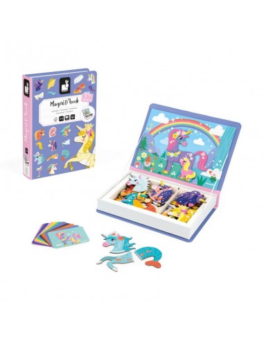 Magnetibook Unicornios de Janod es un juego educativo magnético.