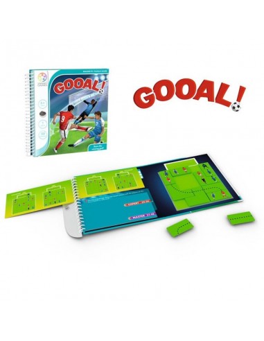 Gooal! es un juego de lógica ideal para viaje de la editorial Smart Games.