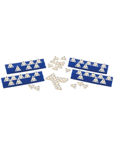 Dominó triangular metal vox está fabricado por Cayro.