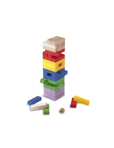 Block & Block Colors es una torre de equilibrio de Cayro.