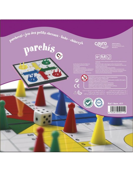 Parchis plegable Magnético de Cayro.