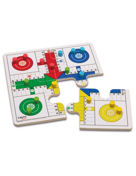 Parchis oca viaje caja metal de Cayro.