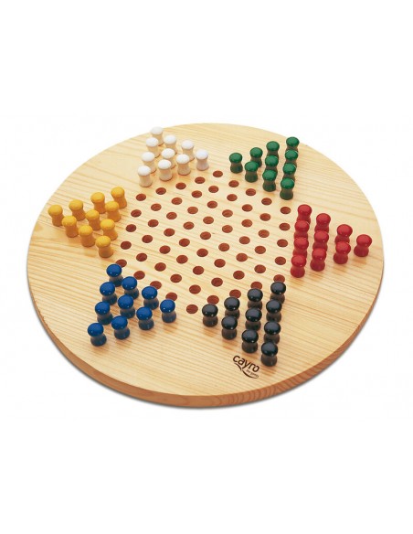 Damas chinas de madera de Cayro.