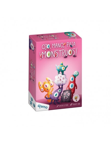 Ojo Mano pata ¡Monstruos es un juego de cartas de Átomo Games.