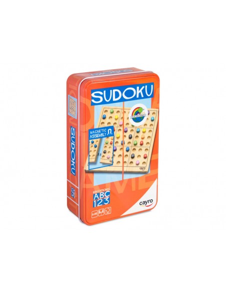 Sudoku metal Box de Cayro es un sudoku que viene en una bonita caja metálica.