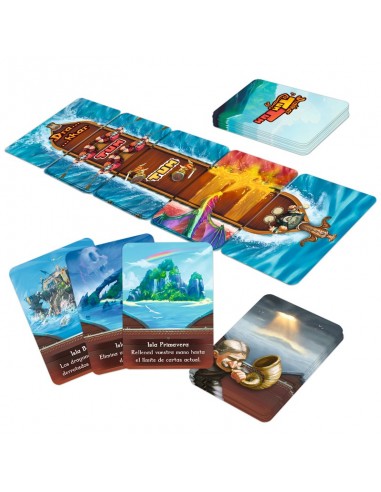 Drakkar Tum Tum es un juego de cartas cooperativo de Rocket Lemon Games.