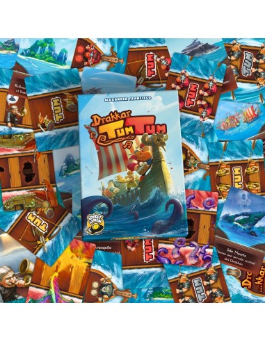 Drakkar Tum Tum es un juego de cartas cooperativo de Rocket Lemon Games.