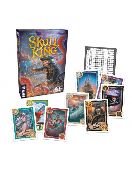 Skull King es un juego de bazas editado por Devir.