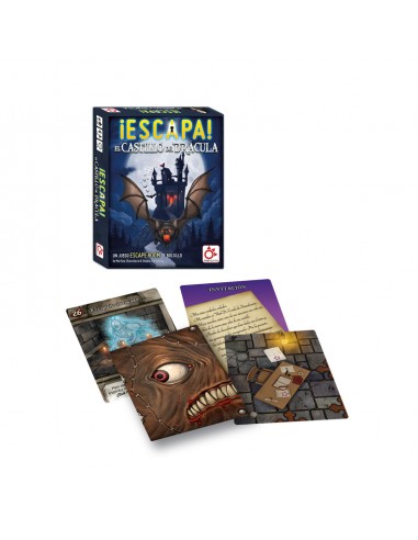 Escapa el Castillo de Drácula es un Escape Room de la editorial Mercurio.