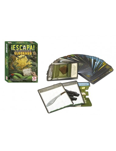 Escapa - El Misterio del Eldorado es un escape room de la editorial Mercurio.