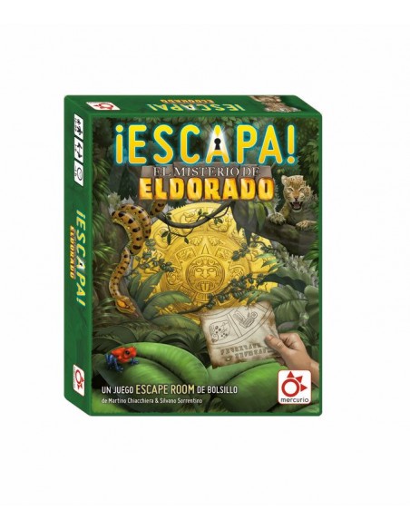 Escapa - El Misterio del Eldorado es un escape room de la editorial Mercurio.