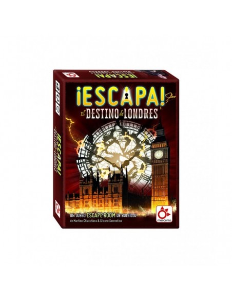 Escapa - El Destino de Londres. De la editorial Mercurio.
