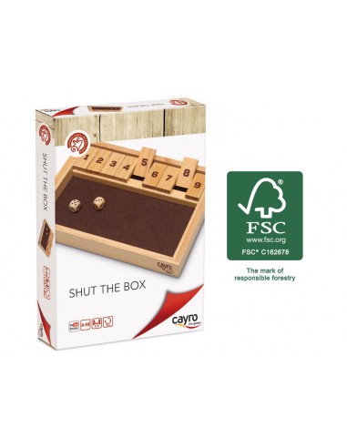 Shut the Box de Cayro es un juego de matemáticas de Cayro.