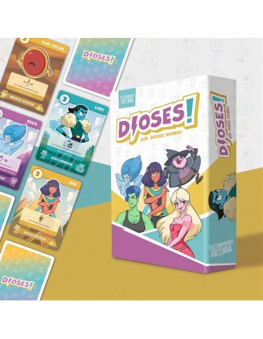 Dioses! el juego de cartas es un juego familiar.