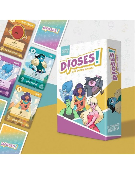 Dioses! el juego de cartas es un juego familiar.