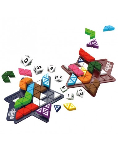 Un juego de lógica que enfrenta a dos jugadores para ver cual completa antes el tablero. Editado por Lúdilo