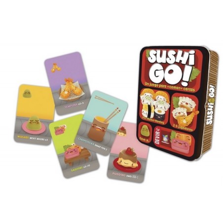 SUSHI GO¡ es un juego familiar de draf y colección de sets editado por Devir