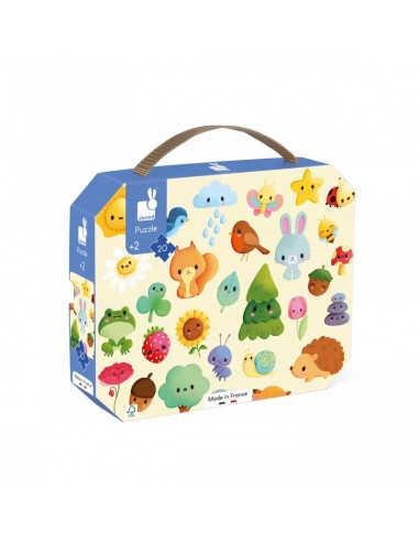 PUZZLE DE IMAGENES DE LA NATURALEZA -  20 piezas
de Janod.