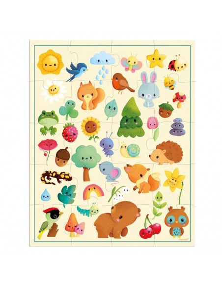 PUZZLE DE IMAGENES DE LA NATURALEZA -  20 piezas
de Janod.