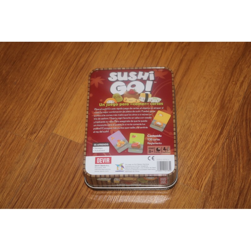SUSHI GO¡ es un juego familiar de draf y colección de sets editado por Devir