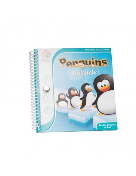 PENGUINS PARADE es un juego de lógica de Smart Games.
