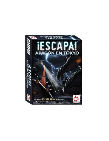 Escapa - Apagón en Tokyo es un juego de Escape Room editado por Mercurio.