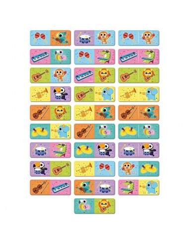 Dominó instrumentos musicales de Janod.