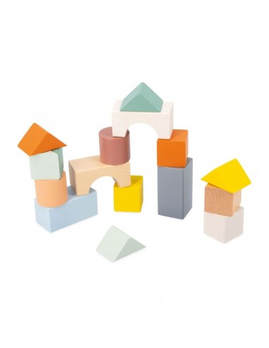 Carrito cubo Caracol es un juguete de madera de Janod.