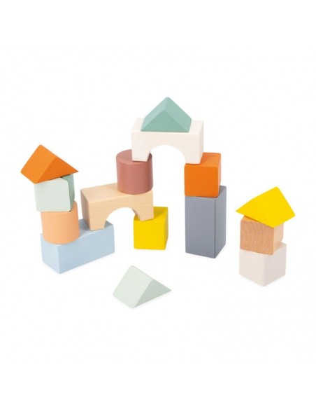 Carrito cubo Caracol es un juguete de madera de Janod.