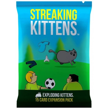 Streaking Kittens es una mini expansión del juego Exploding Kittens.