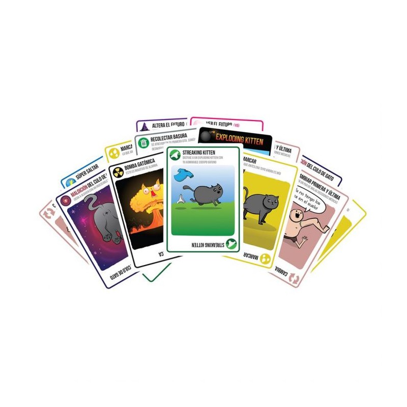 Streaking Kittens es una mini expansión del juego Exploding Kittens.